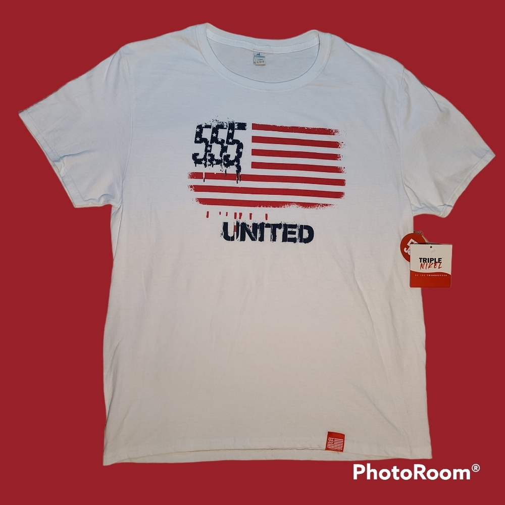 NWT Triple Nikel 555 Unisex United States Shirt Size Large